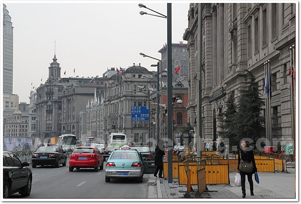 The Bund in Shanghai